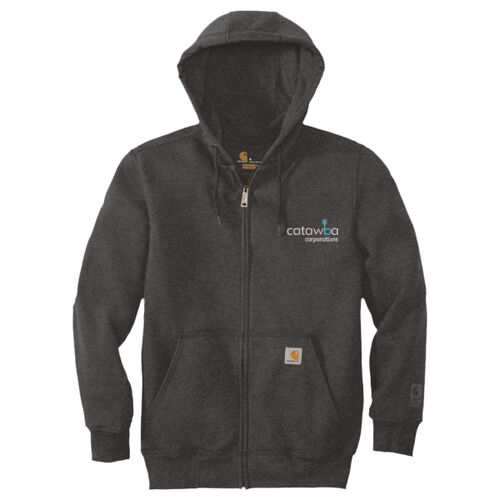 Embroidered Logo - Rain Defender &#174; Paxton Heavyweight Hooded Zip Front Sweatshirt Thumbnail