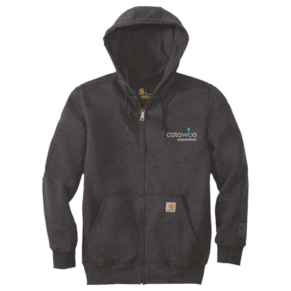 Embroidered Logo - Rain Defender &#174; Paxton Heavyweight Hooded Zip Front Sweatshirt Thumbnail