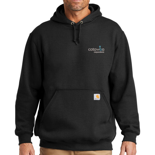 Embroidered Logo - Midweight Hooded Sweatshirt (Low Stock Alert) Thumbnail
