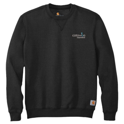 Embroidered Logo - Midweight Crewneck Sweatshirt Thumbnail