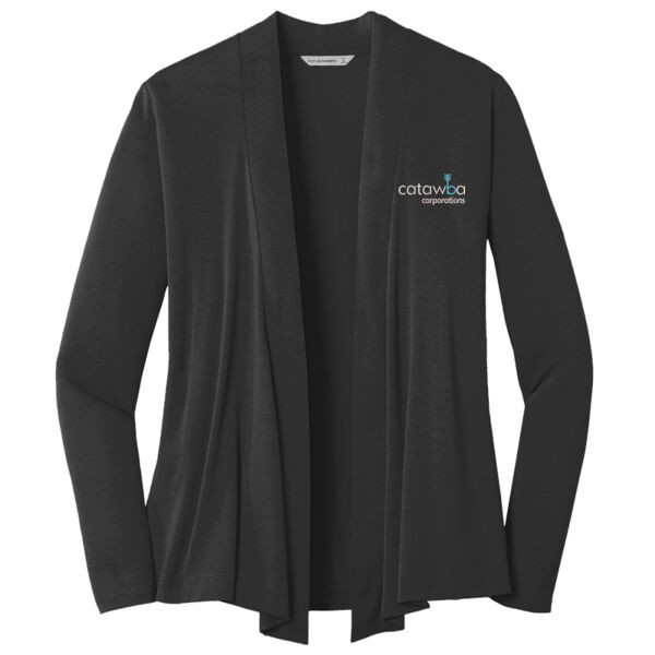 Embroidered - Ladies Concept Open Cardigan Thumbnail