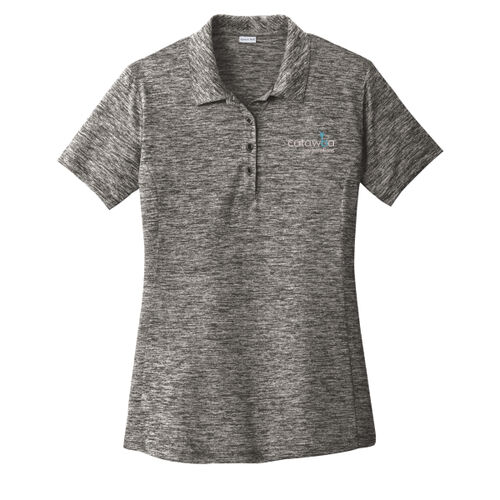 Embroidered  - Ladies PosiCharge ® Electric Heather Polo Thumbnail