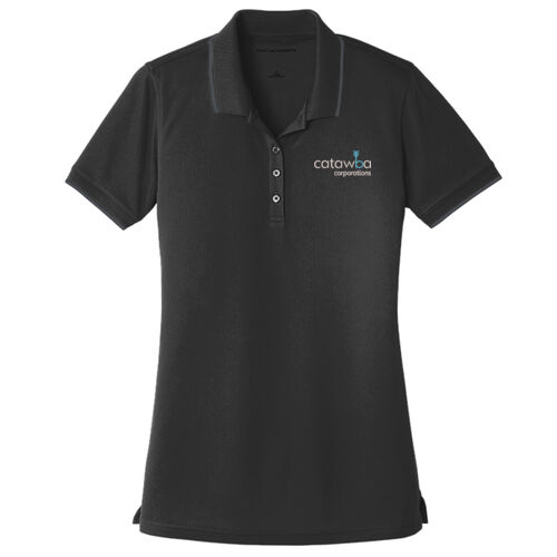 Embroidered  - Ladies Dry Zone ® UV Micro Mesh Tipped Polo Thumbnail