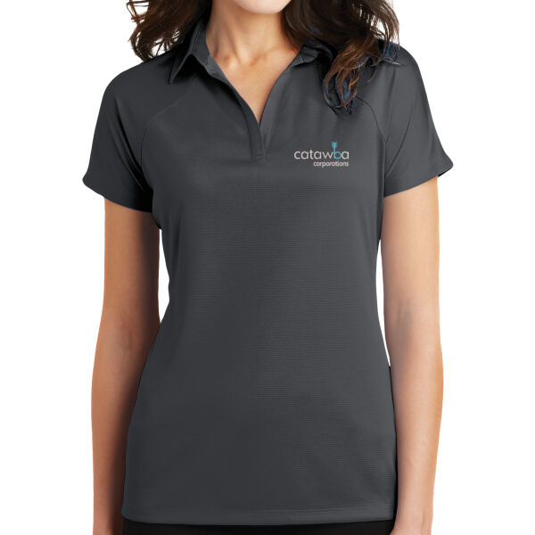 Embroidered  - Ladies Crossover Raglan Polo Thumbnail