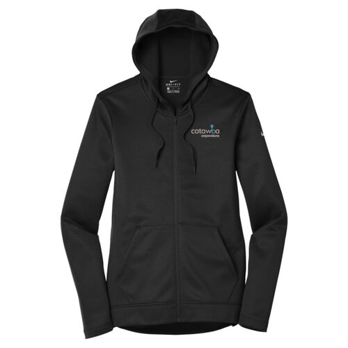 Catawba Embroidered  - Ladies Therma FIT Full Zip Fleece Hoodie Thumbnail