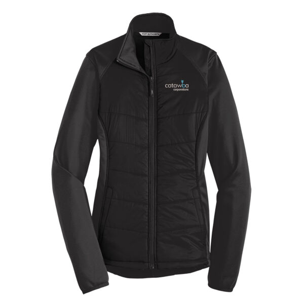 Catawba Embroidered  - Ladies Hybrid Soft Shell Jacket Thumbnail