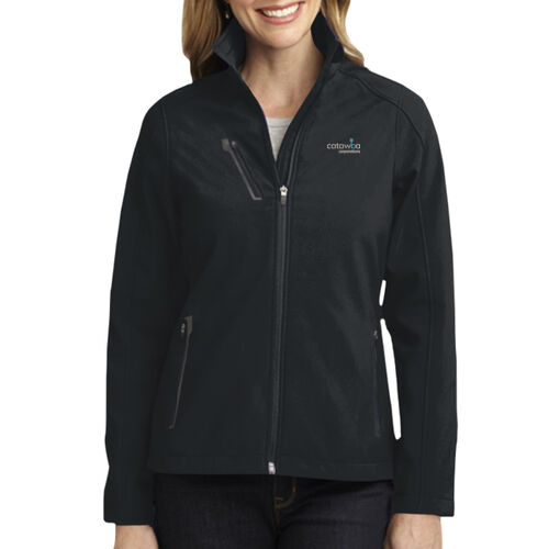 Catawba Embroidered  - Ladies Welded Soft Shell Jacket Thumbnail