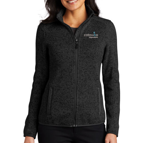 Catawba Embroidered  - Ladies Sweater Fleece Jacket Thumbnail