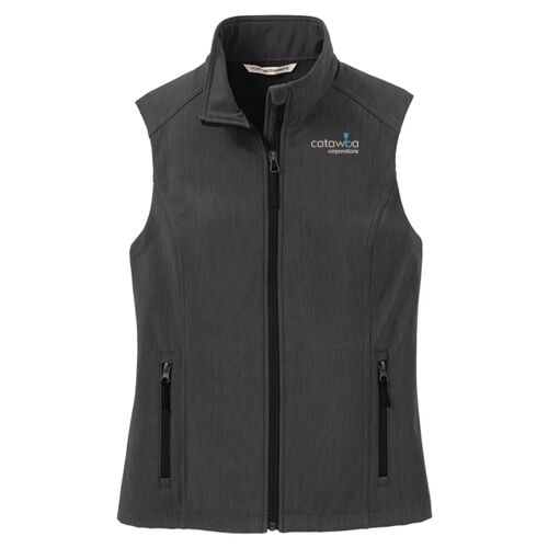 Catawba Embroidered  - Ladies Core Soft Shell Vest Thumbnail