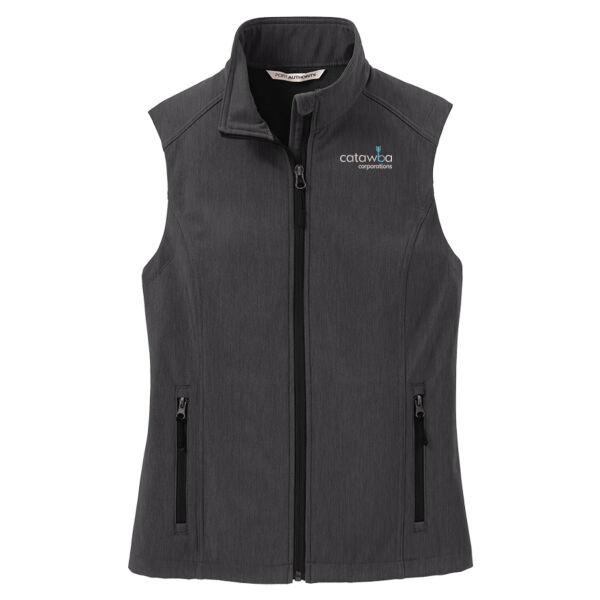 Catawba Embroidered  - Ladies Core Soft Shell Vest Thumbnail