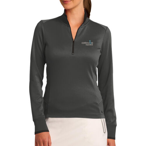 Embroidered   - Ladies Dri FIT 1/2 Zip Cover Up Thumbnail