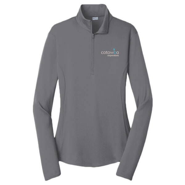 Embroidered   - Ladies PosiCharge ® Competitor ™ 1/4 Zip Pullover Thumbnail