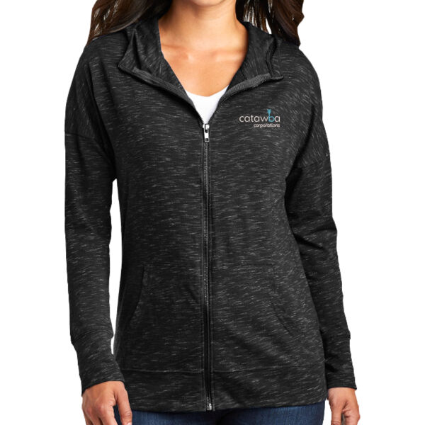 Embroidered   - Women's Medal Full Zip Hoodie Thumbnail