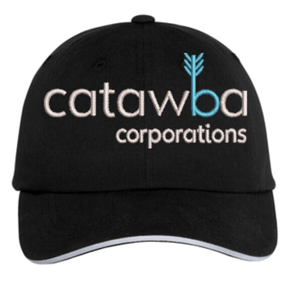 Embroidered   - Reflective Sandwich Bill Cap Thumbnail