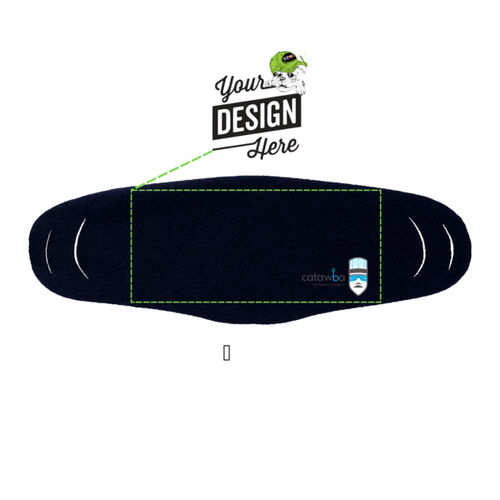 Catawba Printed  - Adult/Child Soft Breathable Cotton/Poly t-Shirt Face Covering - 1-Ply (10-Pack) Thumbnail