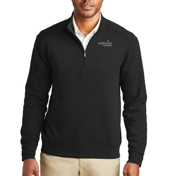 Embroidered  - Interlock 1/4 Zip Thumbnail