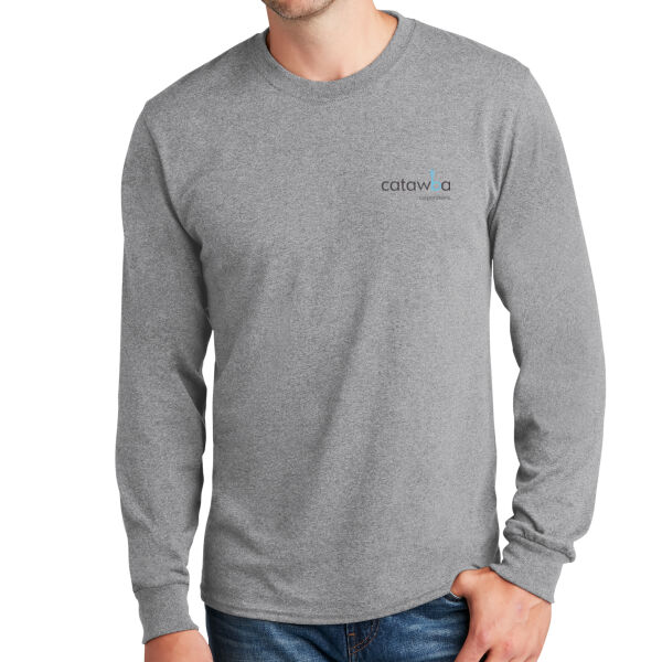 Printed Crest  - Long Sleeve Core Cotton Tee Thumbnail