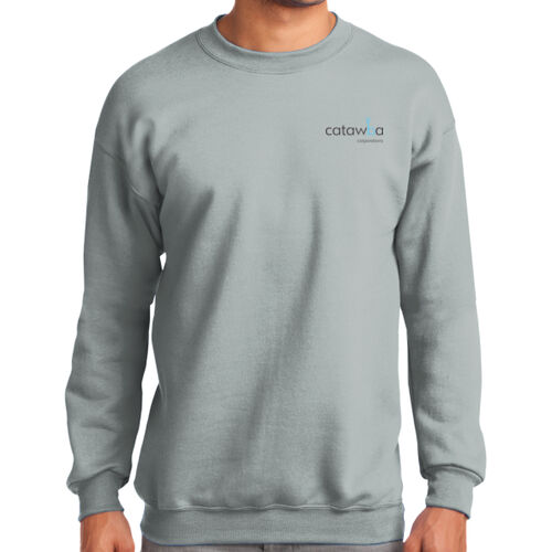 Printed Crest  - Tall Essential Fleece Crewneck Sweatshirt Thumbnail