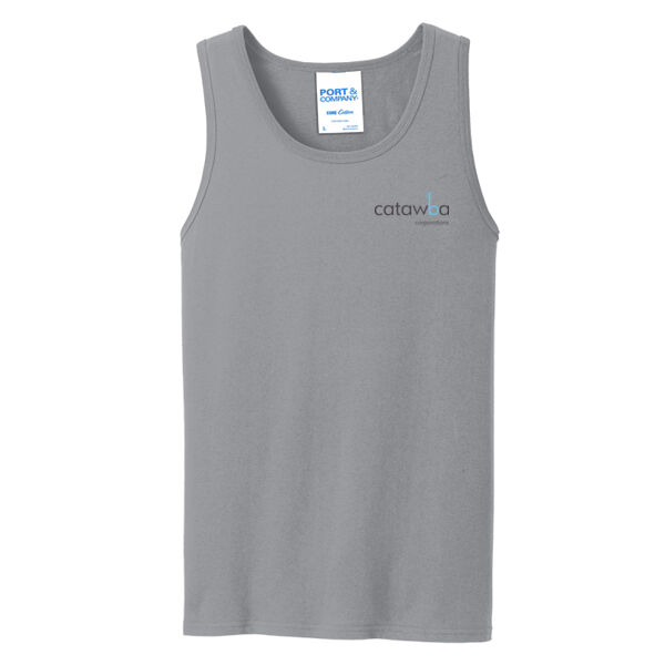 Printed Crest  - Core Cotton Tank Top Thumbnail
