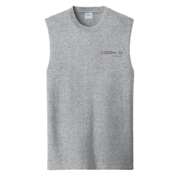 Printed Crest  - Core Cotton Sleeveless Tee Thumbnail