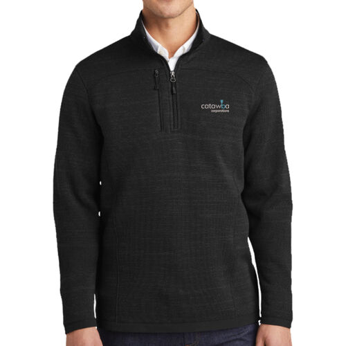 Embroidered  - Sweater Fleece 1/4 Zip Thumbnail