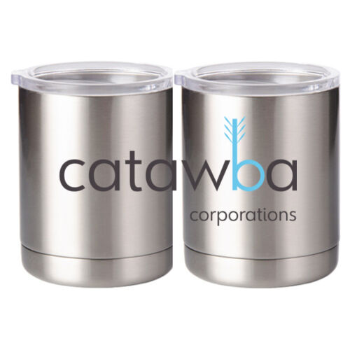 Printed  - 10 oz Silver Stainless Steel Short Tumbler Thumbnail