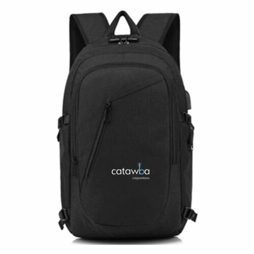 Printed  - City Smart Travel Laptop Backpack (6 Min) Thumbnail