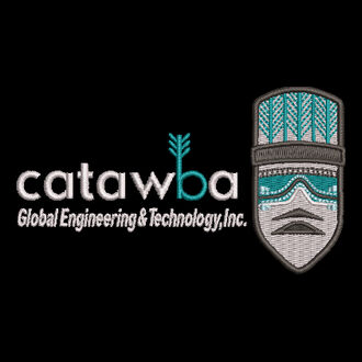 Catawba Global Engineering Light Embroidery Logo Thumbnail