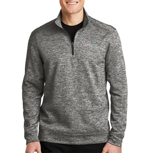 Embroidered  - PosiCharge &#174; Electric Heather Fleece 1/4 Zip Pullover Thumbnail