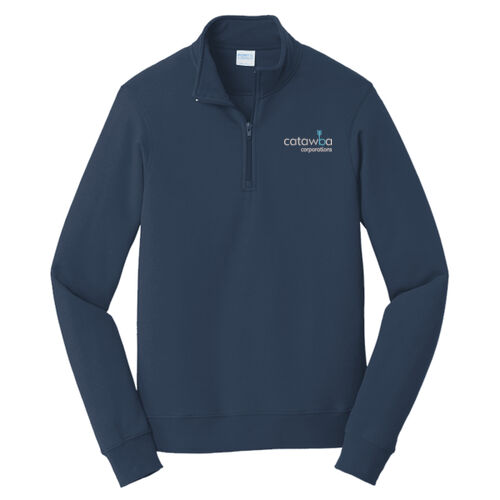 Embroidered  - Fan Favorite Fleece 1/4 Zip Pullover Sweatshirt Thumbnail